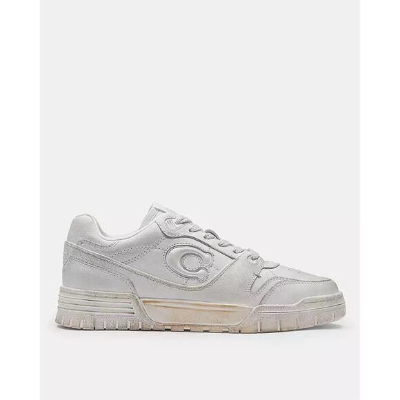 NWT Coach Men's Soho Sneaker With Signature Canvas White CAG01 US 11 - Picture 5 of 9